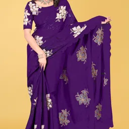 avirat designer studio Embroidered Bollywood Georgette Saree image 4