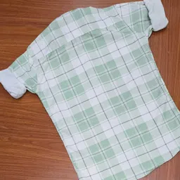 erica Men Regular Fit Checkered Spread Collar Formal Shirt image 3