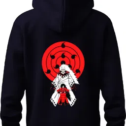 drizzle clicks Men Full Sleeve Graphic Print Hooded Sweatshirt image 2