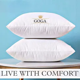 goga LUXURY Cotton Solid Sleeping Pillow Pack of 2-picture-20