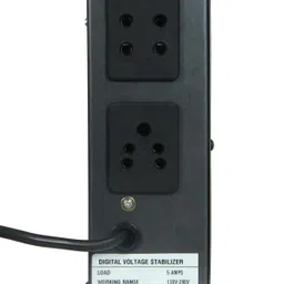 syspro Major Stabilizer for LED TV Upto 100inch, with Home Theatre and DTH (Black) Voltage Stabilizer image 3