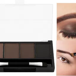 afaraxia Eye makeup and Eyebrow Drawing 4 Colors Eyebrow Pallet with Brush 8 g-picture-48