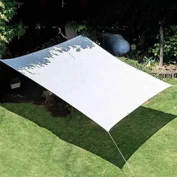 house of common SQUARE SHADE NET 10 FEET X 12 FEET Tent - For UV RESISTANT 90% BLOCK SUNLIGHT NET FOR ROOFTOP , GARDEN, BALCONY 4 SIDE CLIP image 2