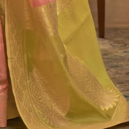 sareemall Woven Banarasi Organza Saree image 4