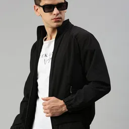 voxati Men Solid Casual Jacket image 1