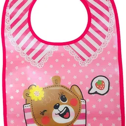ncy Waterproof Plastic Baby Bibs Pack of 3 with food catch pocket (Plastic Bib Combo1) image 2