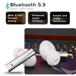 delphine TWS Earbuds-Noise Reduction, Touch Controls, Long Battery Life Bluetooth Headset image 5