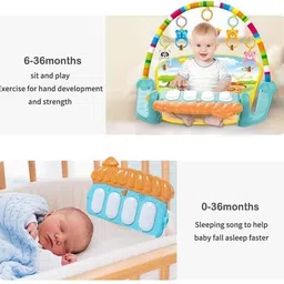 dorytoys Infant-Friendly Music Mat with Rattles, Hanging Rings, and Piano-108-picture-23