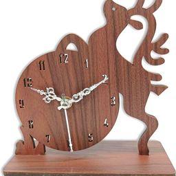 flipkart smartbuy Analog Brown Clock-picture-8