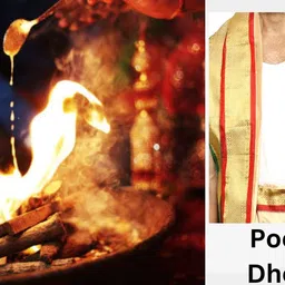 RAMESHWARAM FABRICS Readymade Dhoti for Men, Velcro Style Stitched Mens Silk Dhoti Pant Set Men Dhoti image 4