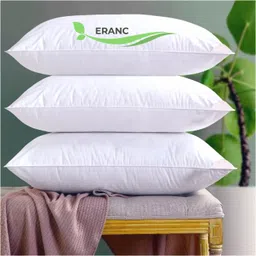 goga LUXURY Cotton Solid Sleeping Pillow Pack of 3-picture-13