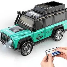navrangifashion Remote Control Racing Truck, Blue Metallic, Die-Cast Alloy Model Car 6-Wheel-picture-35