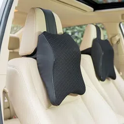 romj Multicolor Memory Foam Car Pillow Cushion for Universal For Car-picture-48
