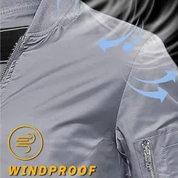 mia fashion Men Solid Bomber Jacket image 3