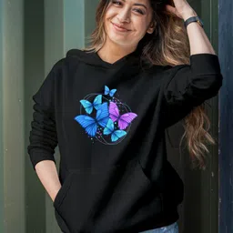 deslizar Women Full Sleeve Printed Hooded Sweatshirt-picture-22