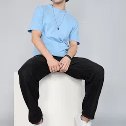 spykar Men Loose Fit Mid Rise Black Jeans image 2