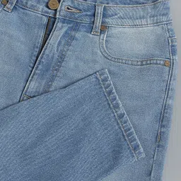 flying machine Women Regular Mid Rise Dark Blue Jeans image 2