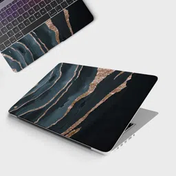 Yuckquee GOLD GREEN MARBLE TEXTURE Full Body Vinyl Laptop Skin 13.3 Vinyl Laptop Skin Compatible for 13.3 inch-image-58