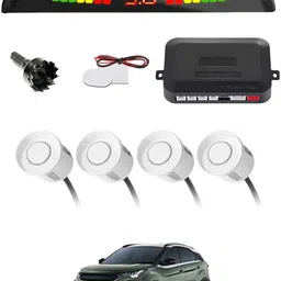ayw Universal 4 White Reverse Parking Sensor With LED Display For Cars-191 4White Parking Sensor With LED Display Increased Safety For Car-191 Parking Sensor-picture-24