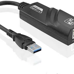 Maruti USB to Ethernet Gigabit 10/100/1000 Mbps Ethernet Adapter Plug N Play Wired USB Lan Adapter compatible with Windows, Mac, Ubuntu, Linux image 1