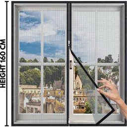 woodluck Pre-Stitched | Zipper Mosquito Net for Window Fibre Washable Adults Mosquito Net Fibre Washable Adults Mosquito Net-picture-33