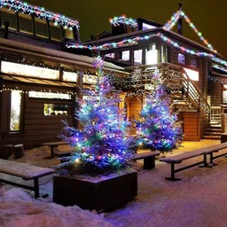 zebrilla 55 LEDs 20 m Multicolor Color Changing, Flickering, Steady String Rice Lights image 4