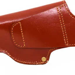 gunally IWB/OWB Leather Gun Holster Concealed Carry for 32 Pistol Pistol/Gun Cover Free Size image 3