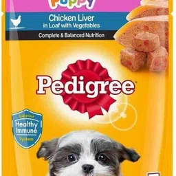 pedigree 1 kg Chicken Biscuit Adult Wet Dog Food, Chicken & Liver Chunks in Gravy Chicken, Liver 1 kg (2x0.5 kg) Dry New Born, Young Dog Food-picture-21