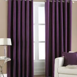 214 cm (7 ft) Door Polyester Semi Transparent Curtain (Pack Of 2)-image-13