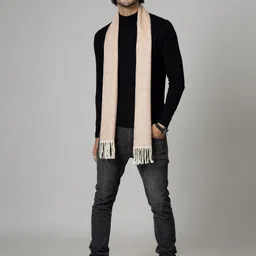 Ravaiyaa - Attitude Is Everything Self Design Men Muffler image 2