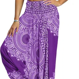 whitewhale Printed Rayon Women Harem Pants-picture-18