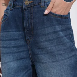tokyo talkies Women Relaxed Fit Mid Rise Blue Jeans image 5
