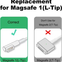 microware Mag-Safe Replacement Mac-Book Air Pro Charger, USB Type C to mag-safe 100 W Adapter image 2