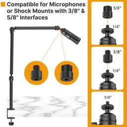 Hiffin Pole Mount Jaw Clamp Camera Mount image 3