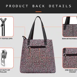 addixon Women Grey Shoulder Bag - Extra Spacious image 5