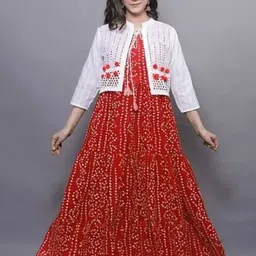 veeransu Women Printed Viscose Rayon Anarkali Kurta-picture-10