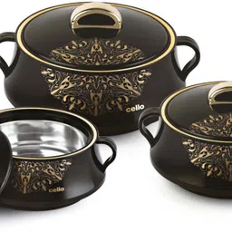 cello Midas (500+1000+1500) Pack of 3 Thermoware Casserole Set image 2