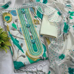 vijaycreation Unstitched Pure Cotton Salwar Suit Material Printed image 2