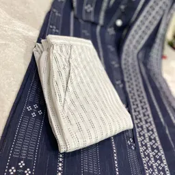 m i textile Women Cotton Blend Ethnic Top Pant Dupatta Set image 3