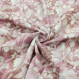 Unstitched Cotton Blend Gown/Anarkali Kurta & Bottom Material Printed-image-7