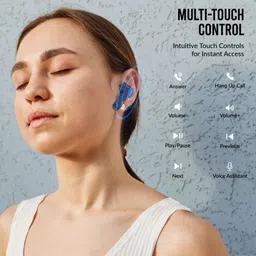 caidea TW103 Ray Upto 60H Playtime*, ENC, Fast Charging Dual Pairing Wireless Earbuds Bluetooth Headset image 5