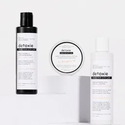 Detoxie Hard Water Defense Combo - Shampoo 200ml + Conditioner 200ml + Hair Mask 100g-image-2