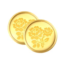 BHIMA 24K 999 Purity Flower Coin Combo 2g+2g-picture-38