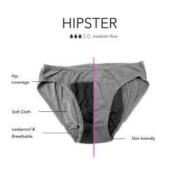 Adira Pack Of 5 Period Hipsters - Multi-Color image 4