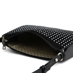 DressBerry Black Embellished Swagger Sling Bag image 4