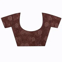 SAADHVI Set Of 2 Beige & Green Floral Pure Georgette Saree image 3