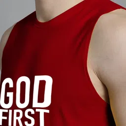 FBAR Men Typography 2 Pcs Cotton Sleeveless Gym Vests-130724FBAE396-14-FBAE397-20 image 5