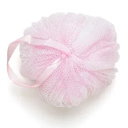 basicare Pink Pumpkin Bath Sponge With Ribbon image 5