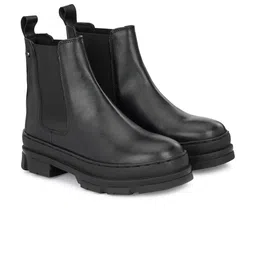 Delize Men Mid-Top Synthetic Leather Chelsea Boots-picture-12