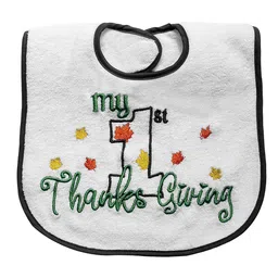 Butterthief Unisex Kids Set Of 5 Multicoloured Embroidered Bibs image 5